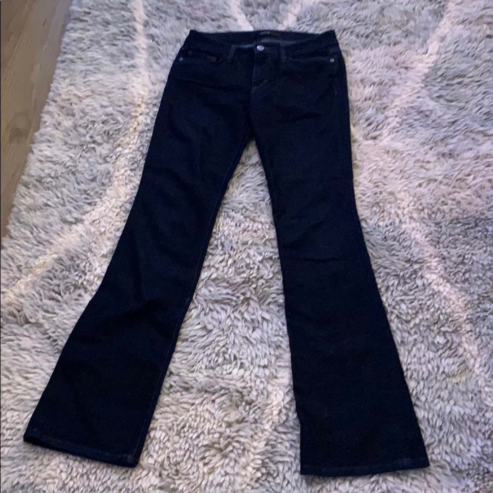 dark blue joe’s jeans